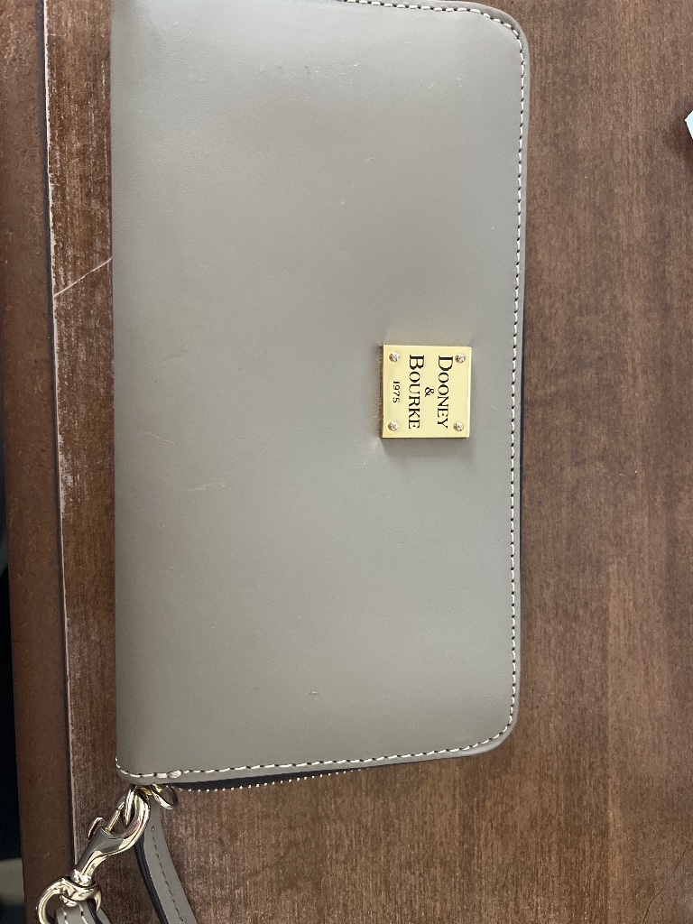 Dooney & Bourke Leather Zipper Clutch